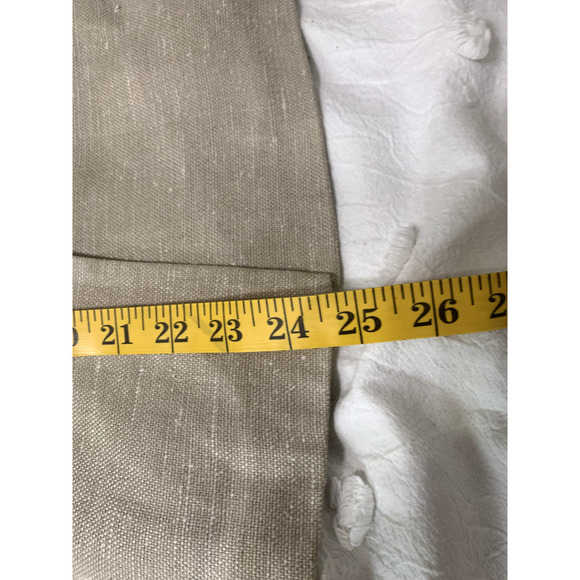Eileen Fisher Blazer XS Linen Silk Blend Beige Snap Buttons Career Minimalist - Picture 5 of 10